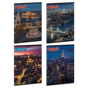 Füzet 27-40 A5 kockás Ars Una City light (5420) extra kapcsos 24' 53144201