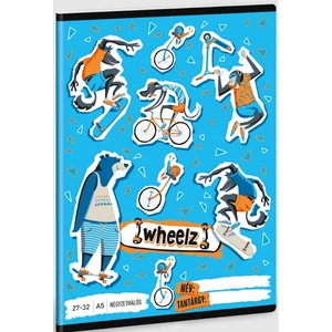 Füzet 27-32 A5 kockás Ars Una Wheelz (5262) 23 53632623 prémium füzet négyzethálós