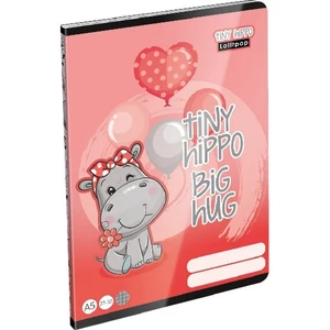 Füzet 27-32 A5 kockás Lizzy Lollipop Tiny Hippo Lizzy kollekció