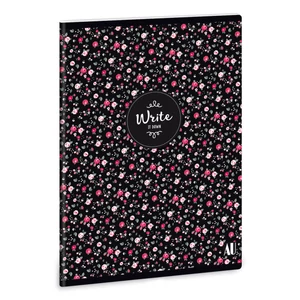 Füzet 27-40 A5 kockás Ars Una Small Flower s - design 18' 93147927 prémium füzet négyzethálós
