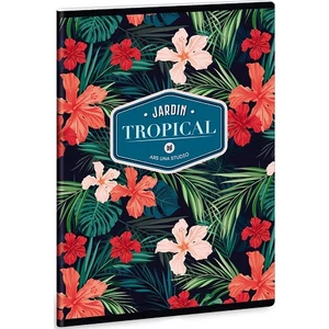 Füzet 27-40 A5 kockás Ars Una Tropical wildb lume - virágos 40lap 19' 93149204 prémium füzet négyzethálós