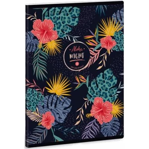 Füzet 27-40 A5 kockás Ars Una Extra kapcsos Aloha Night 21' 53140883 prémium füzet négyzethálós