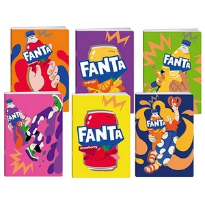 Füzet 50lapos A5 vonalas Fanta