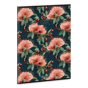 Füzet 81-40 A4 vonalas Ars Una Extra kapcsos Flowery green (5419)24 53114198 A/4 vonalas 40lapos 75gr-os füz