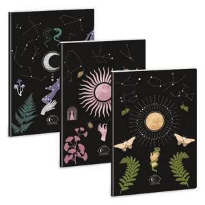 Füzet 81-40 A4 vonalas Ars Una Extra kapcsos Mystic Constellation 5423 53114235 A/4 vonalas 40lapos 75gr-os füz