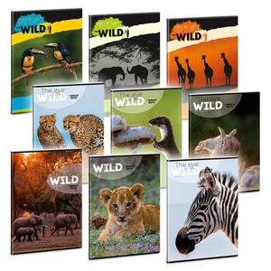 Füzet 87-40 A4 kockás Ars Una The Eyes Of The Wild 53122353 A/4-es négyzethálós 40lapos 75g