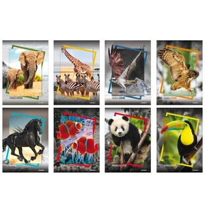 Füzet A4 Blasetti vonalas 80g 42 lapos Animal Frame Keményfedeles