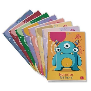 Füzet A/4 Pigna Monster Galaxy 42 lapos vonalas margós