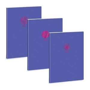 Füzet A4 ponthálós Ars Una Violet Spring(5246) 53102461 Extra kapcsos prémium füzet