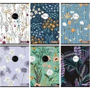 Füzet A4 sima 42 lap Flowers 