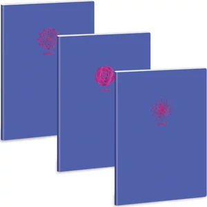 Füzet 80-32 A4 sima Ars Una Violet Spring 53804457 Extra Kapcsos prémium füzet