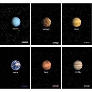 Füzet A4 vonalas 54 lap Planets 