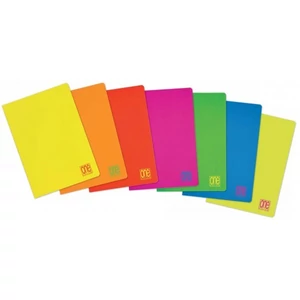Füzet A5 vonalas Blasetti One Color Fluo 80g  42l 8028