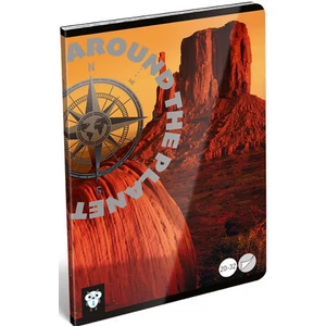 Füzet 20-32 A5 sima Lizzy Kis bagoly - Track Desert 18' Lizzy kollekció