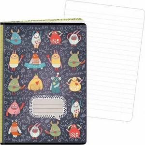 Füzet A5 Argus Cute Monsters vonalas 40 lapos 1592-0290