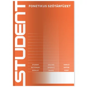 Füzet A5 fonetikus szótár Student minőségi 32lapos tűzött füzet Ico Student iskolaszezonos tanszerek