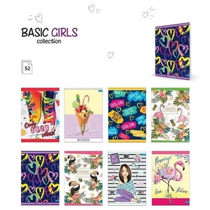 Füzet A/5 kockás Basic grils '25