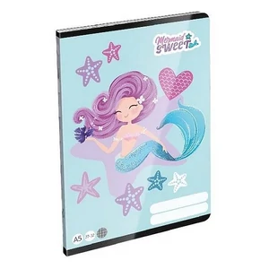 Füzet A/5 kockás Mermaid Sweet