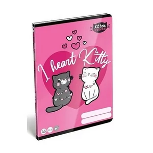 Füzet A/5 sima KitTok, Heart Kitty 