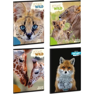 Füzet 21-32 A5 Vonalas Ars Una Icons of the Wild (5492) 25' 53134929 A/4 vonalas  füzet 40lapos 75gr