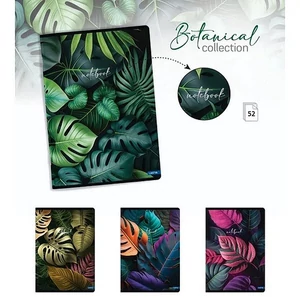 Füzet A/5 vonalas Botanical  52lap 