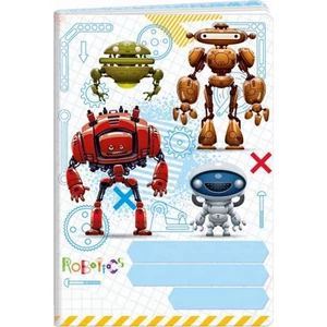 Füzet A6 Argus Robotok vonalas 40 lapos 1598-0327
