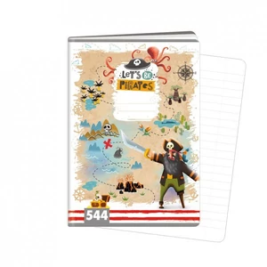 Füzet ARGUS A/5 vonalas 40lapos Pirates /Legyünk kalózok