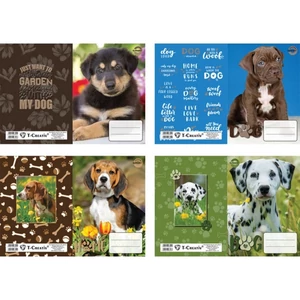 Füzetborító A5 Puppies T-Creativ, vegyes minták 