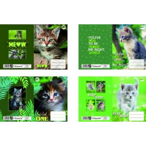 Füzetborító A5 Kitten T-Creativ bújtatós cicás tankönyv és füzetborító kollekció