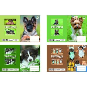 Füzetborító A5 Puppies T-Creativ bújtatós kutyás tankönyv és füzetborító kollekció