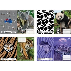 Füzetborító A5 Wild animals T-Creativ, vegyes minták