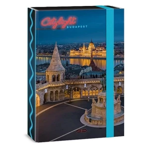 Füzetbox A4 Ars Una 24' City light-Budapest (5437) Prémium minőség
