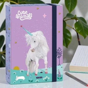 Ars Una A4 Füzetbox 25' Cute Animal Unicurn 50854486 prémium minőség