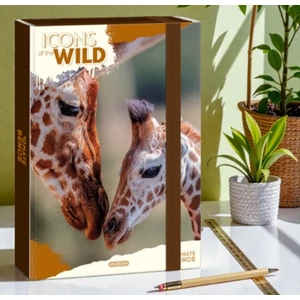 Ars Una A4 Füzetbox 25' Icons Of The Wild-Giraffes 50855056 prémium minőség