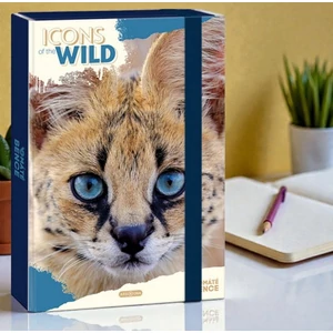 Ars Una A4 Füzetbox 25' Icons Of The Wild-Serval 50855032 prémium minőség