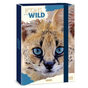 Ars Una A4 Füzetbox 25' Icons Of The Wild-Serval 50855032 prémium minőség