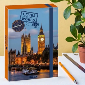 Ars Una A4 Füzetbox 22' Cities-London 50852369 prémium minőség