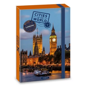 Ars Una A4 Füzetbox 22' Cities-London 50852369 prémium minőség