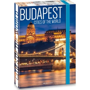 Füzetbox A5 Ars Una Cities of the world Budapest (857) 18 90868573 prémium