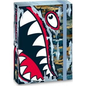 Füzetbox A5 cápa 20' Flying Shark - Ars Una iskolaszezonos füzet, könyv tárolók
