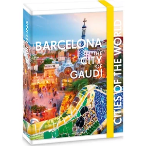 Füzetbox A5 világ város Cities of theVilág városai Barcelona 16' 90867781 prémium