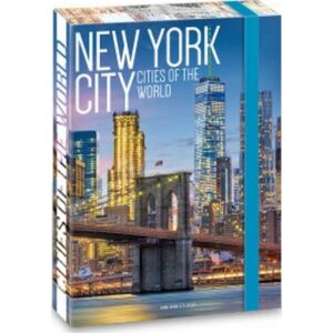Füzetbox A5 gumis Cities - New York '19 Ars Una dosszié kollekció