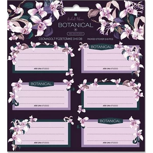 Füzetcímke Ars Una 3x6db Botanic Orchid (5021) 20' 53830210 Öntapadós - egy csomagban külön