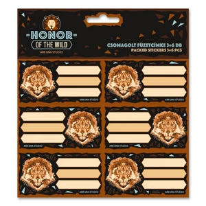 Füzetcímke Ars Una 3x6db Honor Of The Wild (5132) 22 53831323 Öntapadós - egy csomagban külön