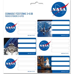 Füzetcímke Ars Una 3x6db NASA- 1 (5063) 20 53830630 Öntapadós - egy csomagban külön