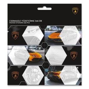 Füzetcímke Ars Una 3x6db Lamborghini (5125) 22 53831255 Öntapadós - egy csomagban külön