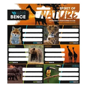 Füzetcímke Ars Una 3x6db 24'' Spirit of Nature (5422) 53834225 Öntapadós - egy csomagban külön