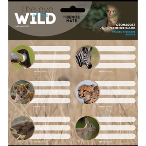 Füzetcímke Ars Una 3x6db The Eyes Of The Wild (5235) 22 53832351 Öntapadós - egy csomagban külön