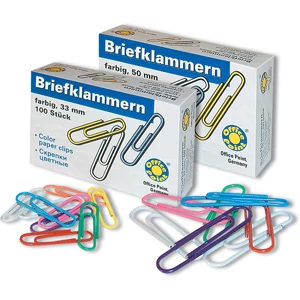 Gémkapocs 33mm színes GEMKAPOCS 33 MM SZÍNES 100 DB/DOB
