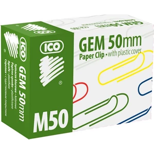 Gémkapocs 50mm M 50 ICO színes 100db 